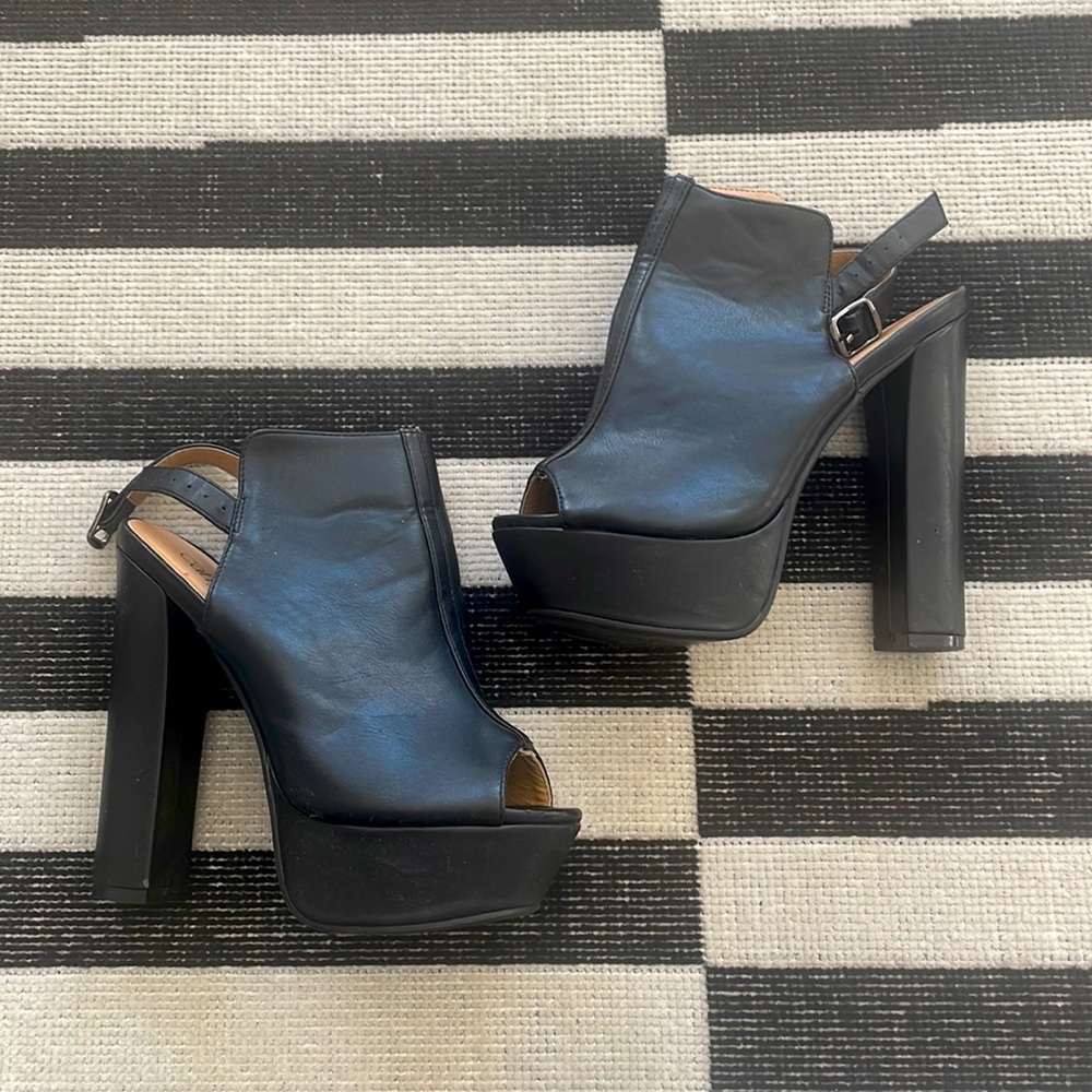 Black heels